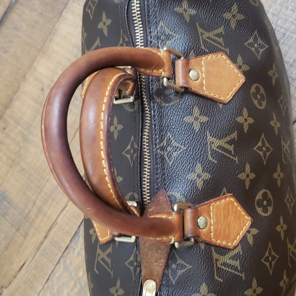 LV Louis Vuitton Monogram speedy 25 - Picture 3 of 9
